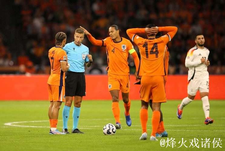 欧国联-范迪克染红邓弗里斯建功 荷兰战平匈牙利1-1
